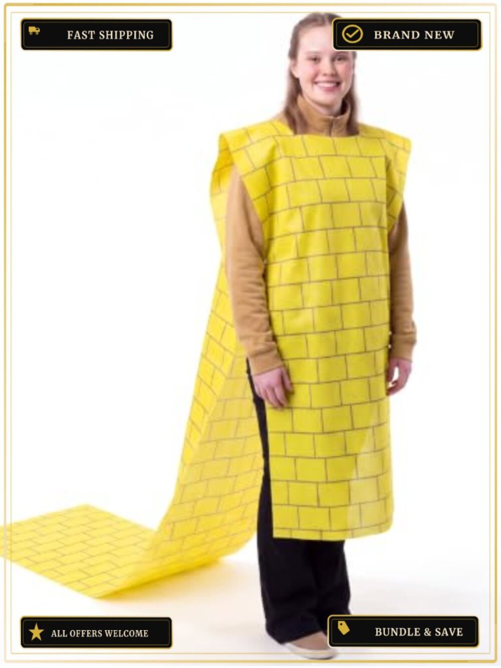 Yellow Brick Road Cosplay Costume Adult Themed Party Stage